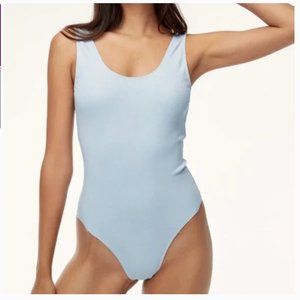 Aritzia Leila Bodysuit Light Blue Size M